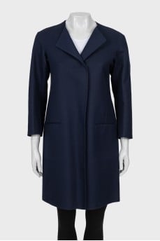Blue loose fit cardigan