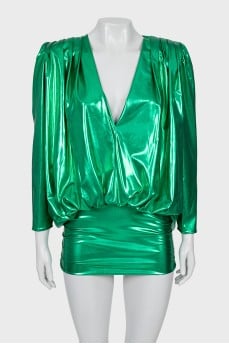 Mini dress green