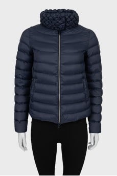 A mock jacket with zippers on the side