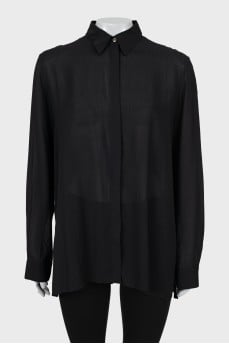 Transparent loose fit shirt