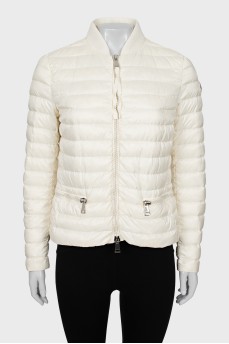Quilted jacket white