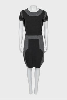 Cashmere dress with tag