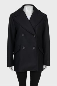 Double-breasted half-coat of six
