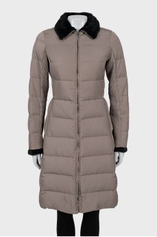Brown fitted jacket