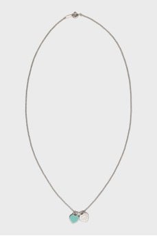 Silver Double Heart Pendant