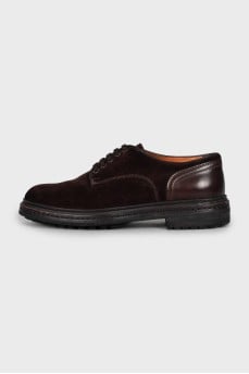 Men's brown suede shoes