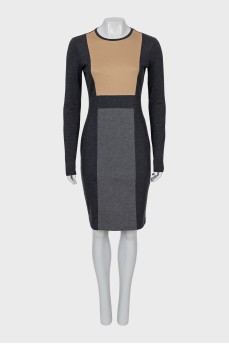 Fitted wool dress