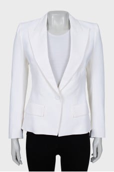 White fitted jacket
