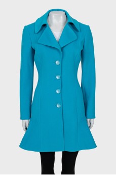 Light blue fitted coat