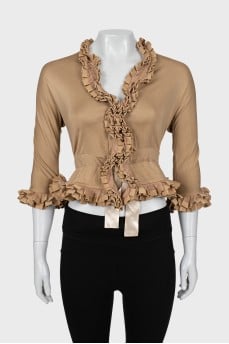 Vintage blouse with 3/4 sleeves