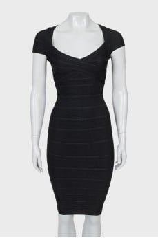 Black bandage dress