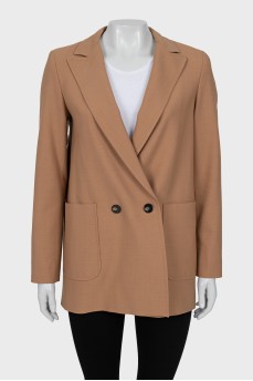Straight jacket in brown