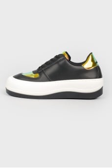 High -sole sneakers