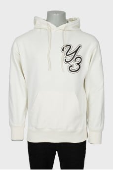 Men's oversized hoodie with branded logo