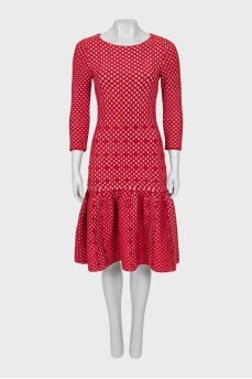 Fitted dress with 3/4 sleeves