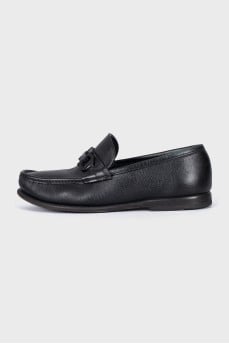 Men's Leather Round Toe Loafers