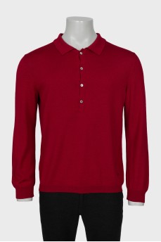 Men's red jumper
