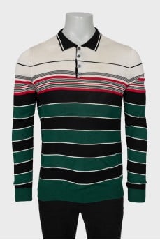 Men's Striped Silk Jumper