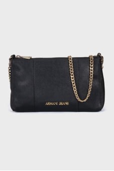 Black bag with brand logo