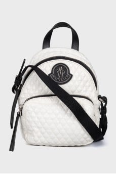 Backpack with patch pocket with tag