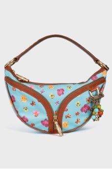 Vintage Floral Print Bag