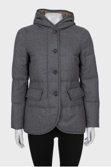 Gray wool jacket