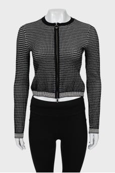 Cardigan with zip