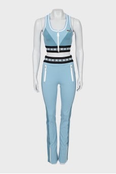 Tracksuit of trousers and a top