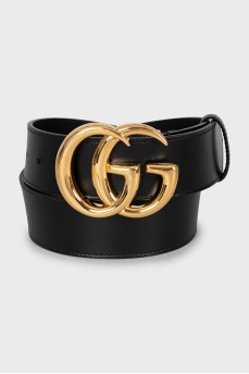 Belt with accent buckle