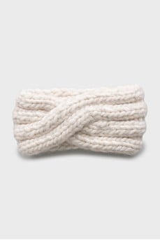Headband with lurex thread