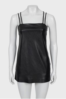 Mini dress with thin straps