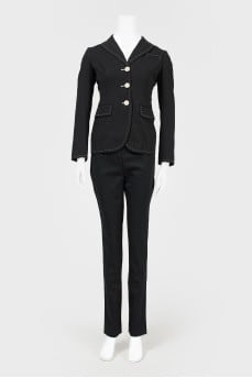 Classic black suit
