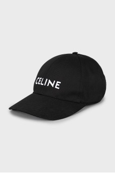Cap with branded embroidery