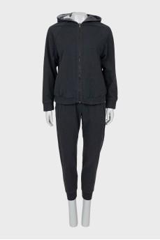 Sports suit with double-sided sweatshirt