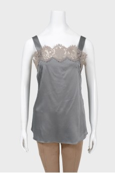 Top with lace