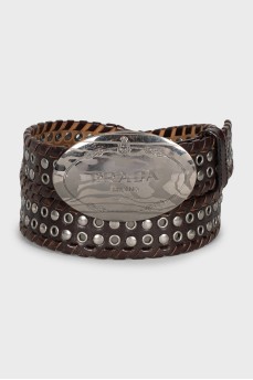Vintage Belt with Braiding