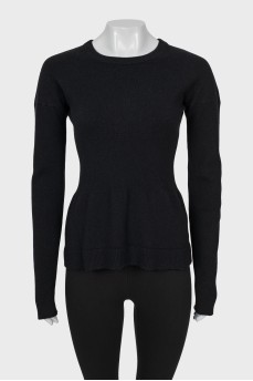 Cashmere jumper in black