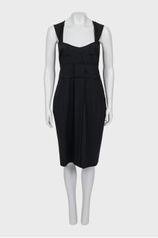 Wool sheath dress
