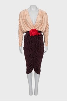 Batwing Sleeve Dress