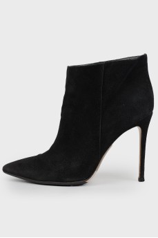 Suede stiletto heels