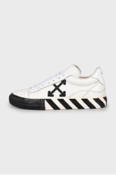 Black and white sneakers