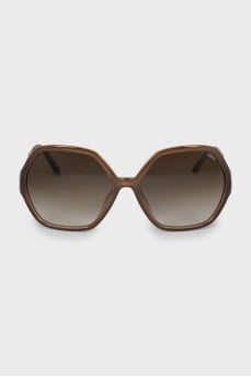Brown frame sunglasses