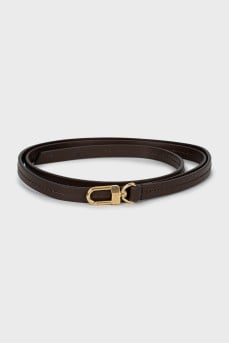 Leather belt for bag