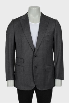 Men's silk and wool jacket