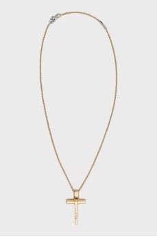 Gold pendant in the shape of a cross