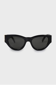 Sunglasses decorated with logo