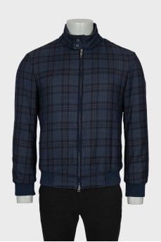 Men's cashmere and wool jacket