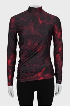 Red tight long sleeve