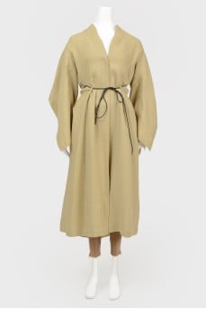 Linen cloak under the belt