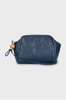 Leather Puffy Pouch